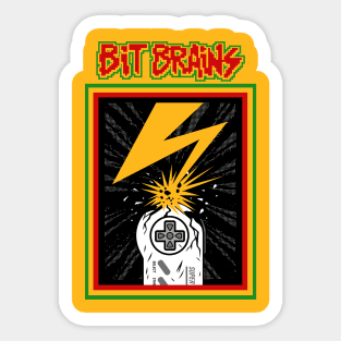 Bit Brains Sticker